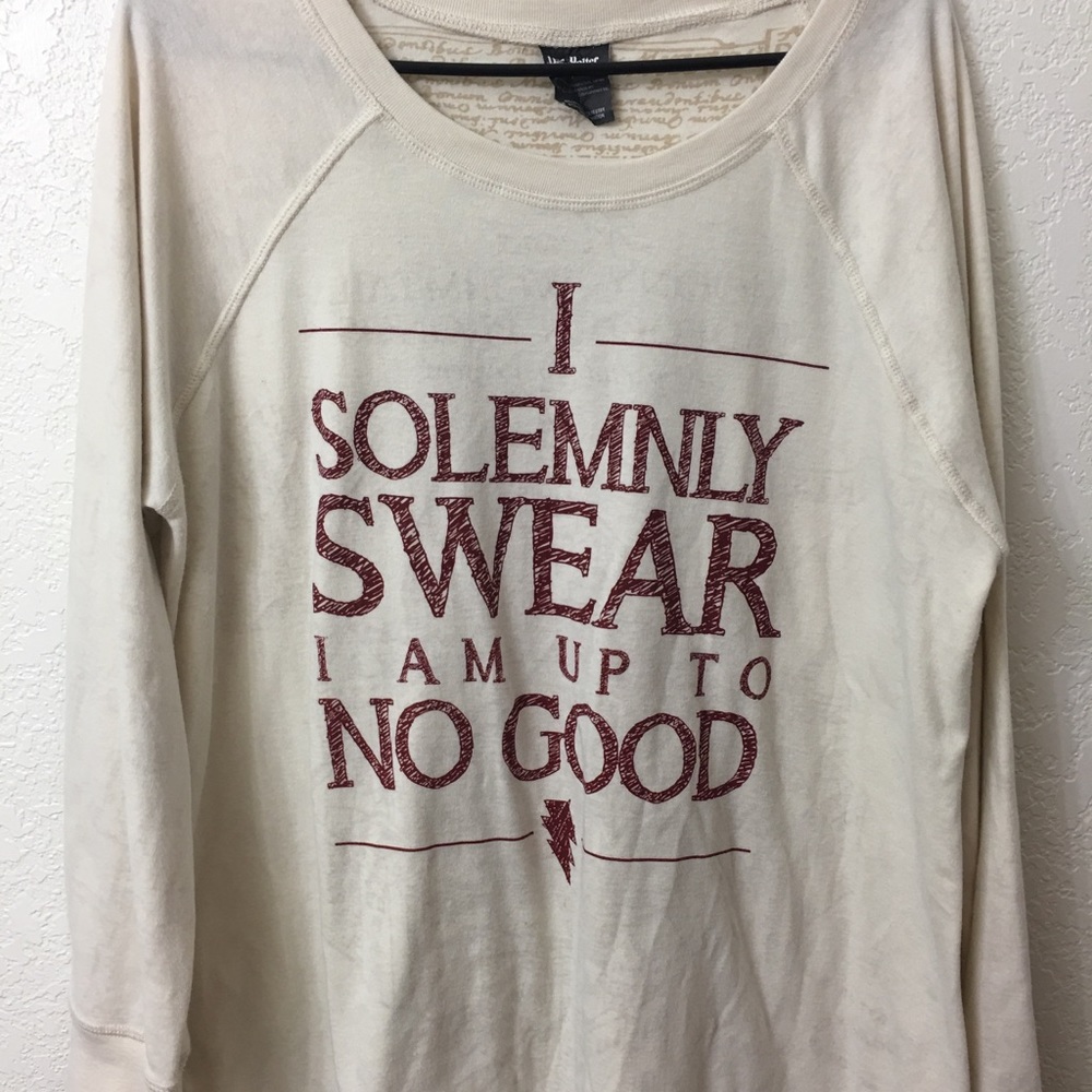 Harry Potter Solemnly Swear Reversible Top 1X